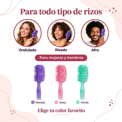 Cepillo para cabello rizado